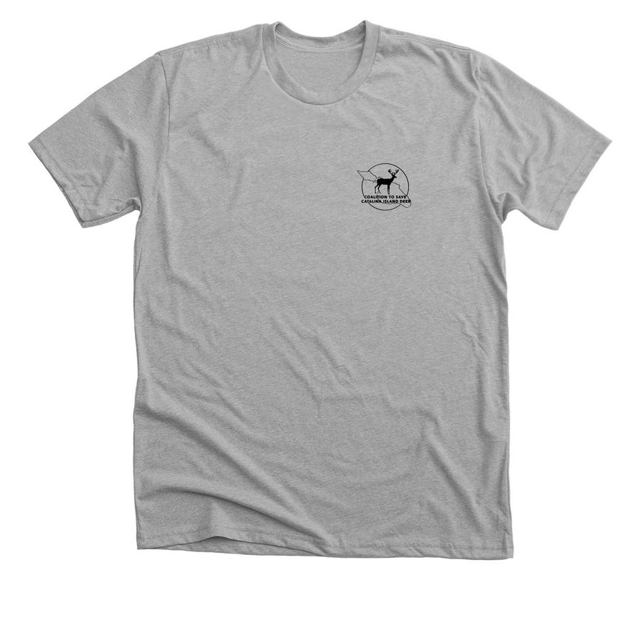 Coalition to Save Catalina Island Deer, a Athletic Heather Premium Unisex Tee