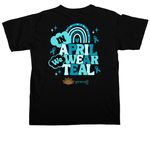 S.A.A.M&nbsp;, a Black Comfort Colors Unisex Tee (back-view)