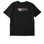 Spectrum and Chaos, a Black Stanley/Stella Unisex Creator 2.0 Tee (back-view)