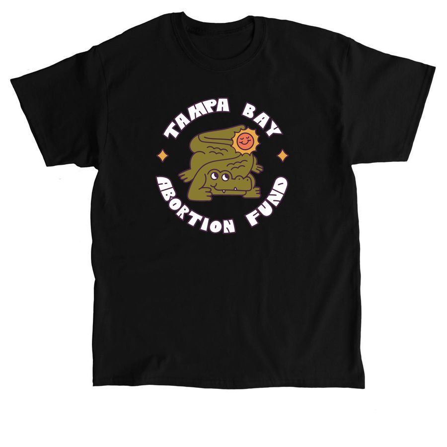TBAF Circle Gator&nbsp;, a Black Classic Unisex Tee
