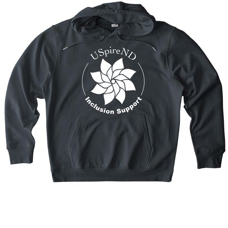 Inclusion Support - USpireND, a India Ink Grey Stanley/Stella Unisex Cruiser 2.0 Pullover Hoodie