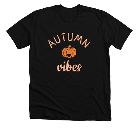 Fall, a Solid Black Blend Premium Unisex Tee