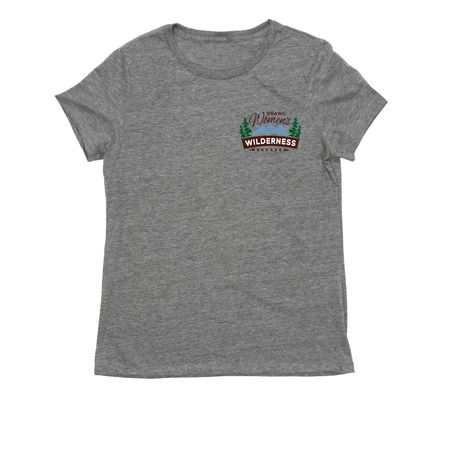Women?s Wilderness Escape, a Aluminum Grey Allmade Eco Triblend Women?s Tee