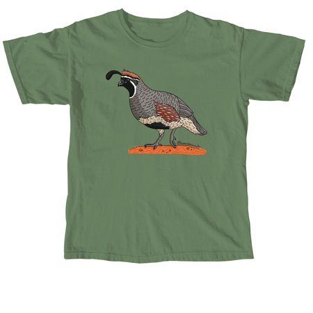 STBB Gambel?s Quail, a Hemp Comfort Colors Unisex Tee