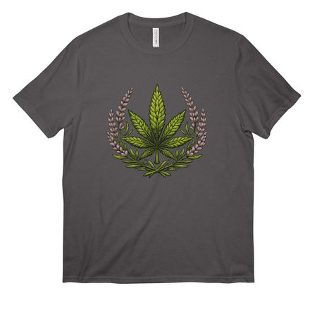 ReThinking the Leaf Graphic Tee&nbsp;, a Grey Steel All-American Unisex Tee