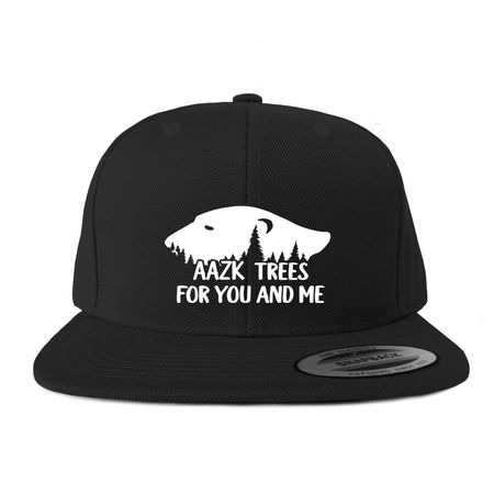 AAZK Trees for You and Me Hats Fundraiser, a Black Snapback Hat