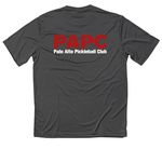 Performance Tees, a Iron Grey Classic Performance Tee (back-view)