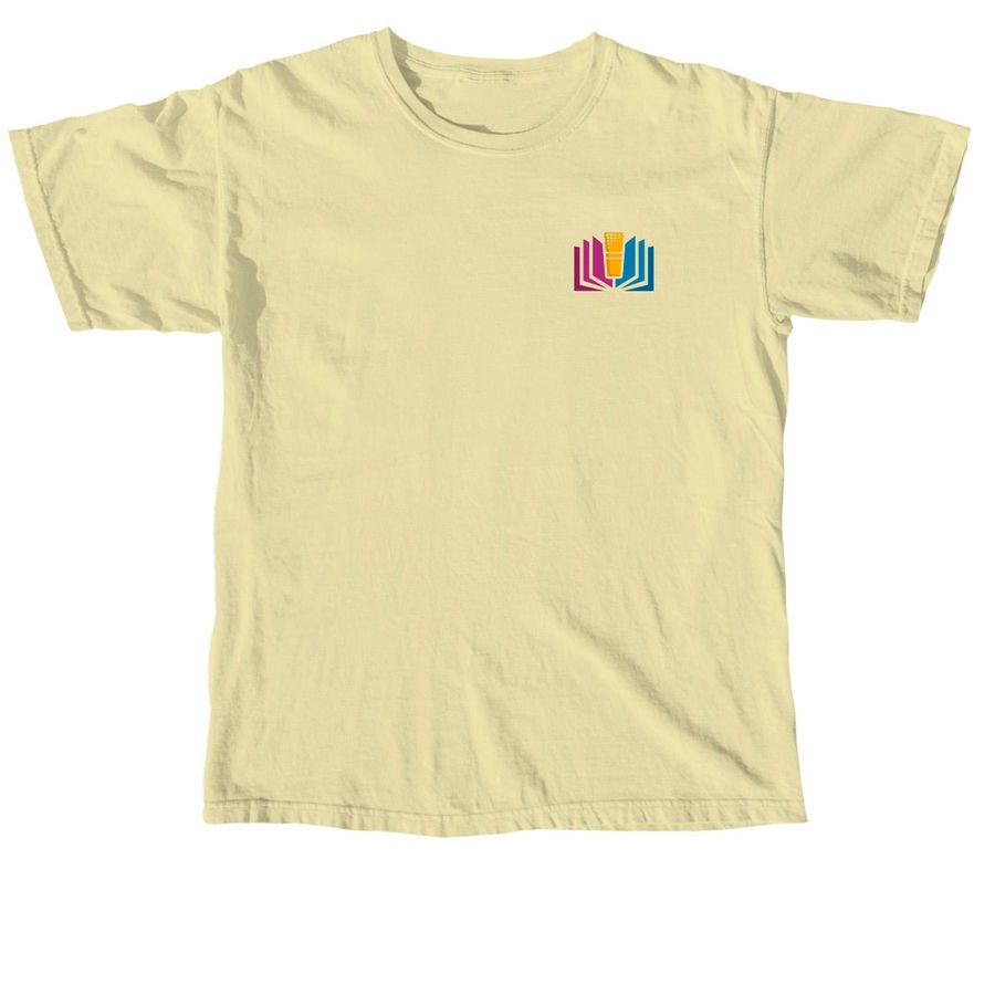 Ask Me About AUDIOBOOKS, a Butter Comfort Colors Unisex Tee
