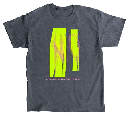 Wear Me on your back, a Dark Heather Classic Unisex Tee