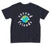 Rainbow Earth, a Navy Toddler Tee