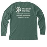 Adult Shirts & Sweatshirts, a Heather Forest Premium Long Sleeve Tee (back-view)