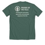Adult Shirts & Sweatshirts, a Heather Forest Premium Unisex Tee (back-view)