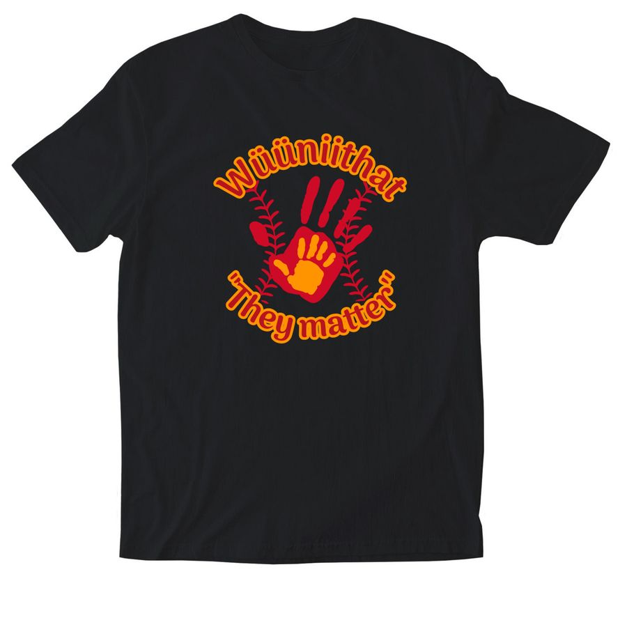 W??niithat Fundraiser, a Black Softstyle Cotton Tee