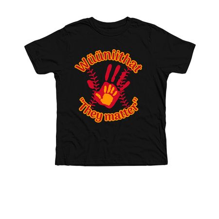 W??niithat Fundraiser, a Solid Black Blend Premium Youth Tee