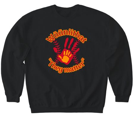 W??niithat Fundraiser, a Black Softstyle Crewneck Sweatshirt