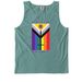 Heroes at Camp, Allies for Life, a Seafoam Comfort Colors Tank Top