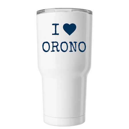 I Love Orono Tumbler&nbsp;, a White Insulated Tumbler