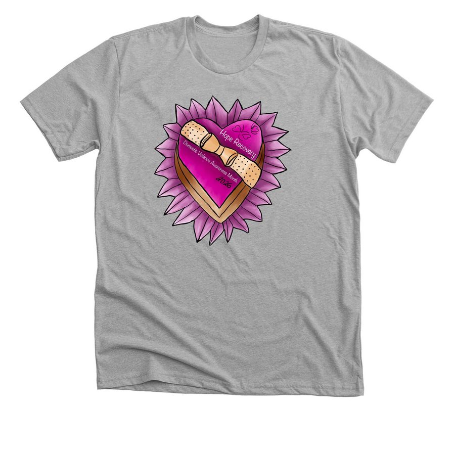 2026 Limited: Domestic Violence Awareness, a Athletic Heather Premium Unisex Tee