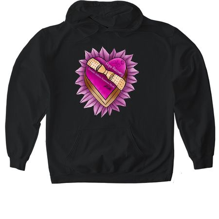 2026 Limited: Domestic Violence Awareness, a Black Gildan Softstyle Pullover Hoodie