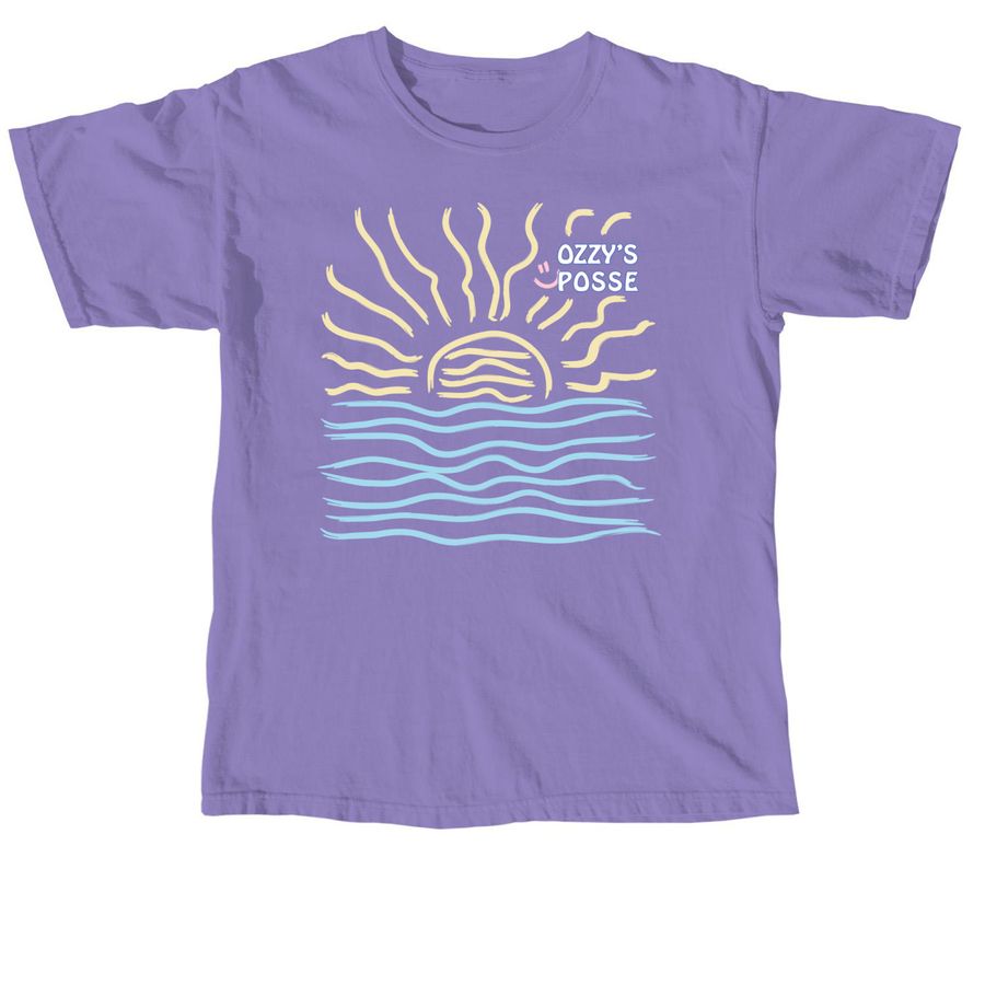 Ozzy's End of Treatment Shirt, a Violet Comfort Colors Unisex Tee