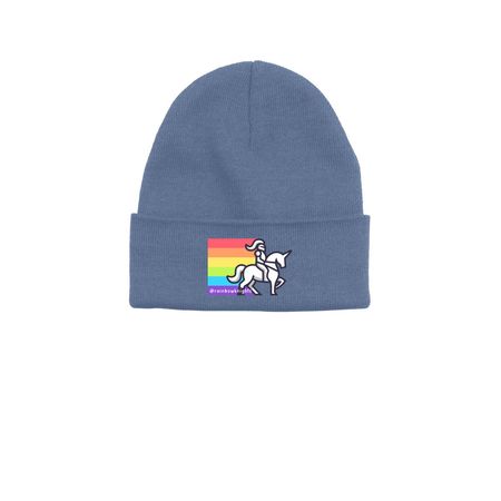 Rainbow Knights [Hats], a Sea Ice Printed Base Camp Beanie