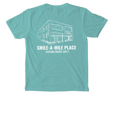 SAM Place Pocket Tee, a Chalky Mint Comfort Colors Pocket Tee