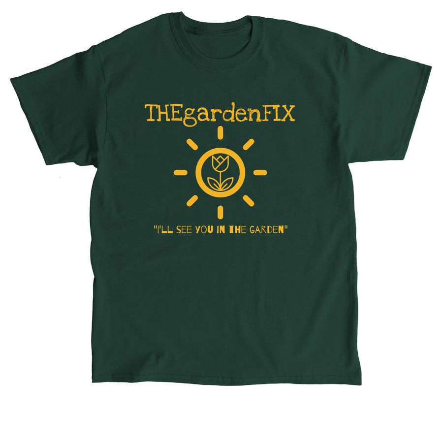Original THEgardenFIX design 2, a Forest Green Classic Unisex Tee