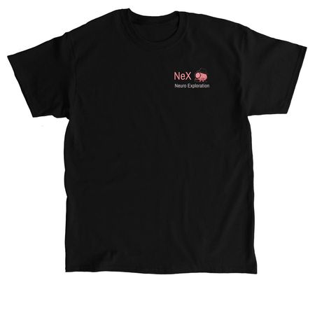 NeX: Neuro Exploration Apparel, a Black Classic Unisex Tee