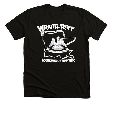 Wraith Raff / Louisiana Chapter, a Solid Black Blend Premium Unisex Tee