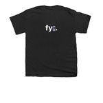 Great Day, a Black Youth Unisex Tee (back-view)