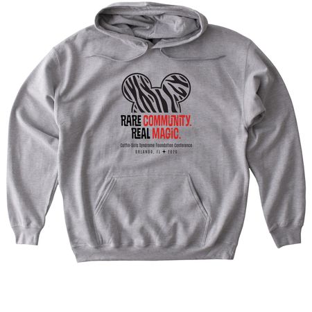 Rare Community Real Magic, a Sport Grey Gildan Softstyle Pullover Hoodie