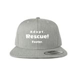 Manifest fall, y'all ?, a Heather Grey Back of Hat Embroidered Snapback Hat (back-view)