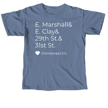 4 Corners Design, a Blue Jean Comfort Colors Unisex Tee