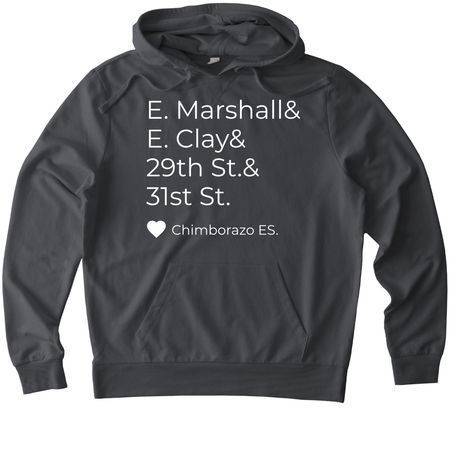 4 Corners Design, a Terrain Grey Allmade Organic French Terry Pullover Hoodie