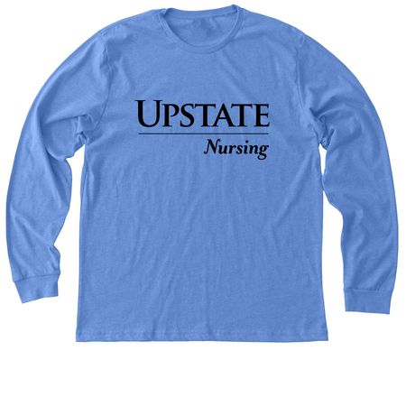 8&nbsp; Golf, a Heather Columbia Blue Premium Long Sleeve Tee