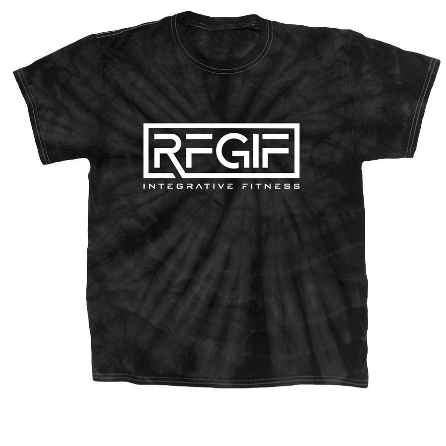 RFGIF Black Tie Dye Collection, a Black Classic Tie Dye Tee