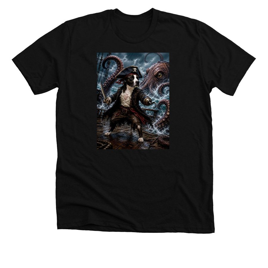 Cap'n Doddie, a Solid Black Blend Premium Unisex Tee