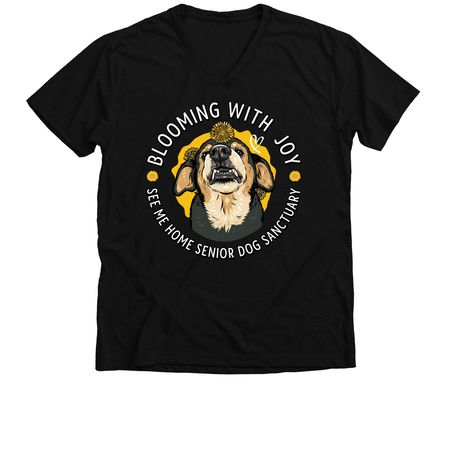 See Me Home Senior Dog Sanctuary, a Solid Black Blend Premium V-Neck Tee
