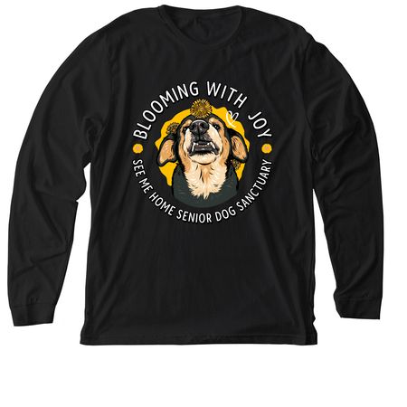 See Me Home Senior Dog Sanctuary, a Solid Black Blend Premium Long Sleeve Tee