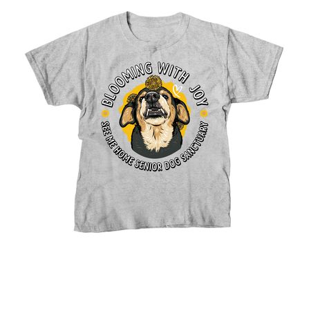 See Me Home Senior Dog Sanctuary, a Sport Grey Youth Unisex Tee