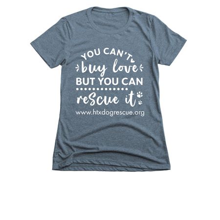 You can't buy love shirt fundraiser., a Indigo Women's Slim Fit Tee