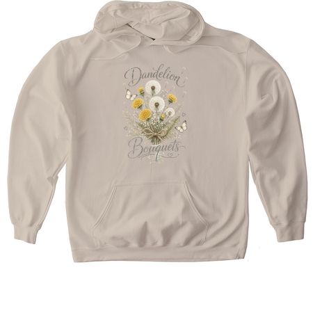 Dandelion Bouquets&nbsp;, a Sand Gildan Softstyle Pullover Hoodie