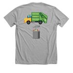 True?s Trash, a Athletic Heather Premium Unisex Tee (back-view)