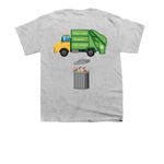 True?s Trash, a Sport Grey Youth Unisex Tee (back-view)