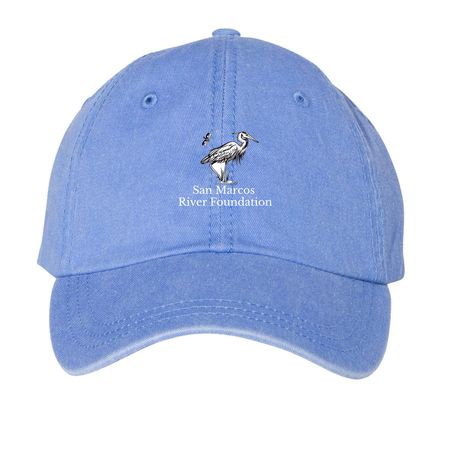 Spring HATS!, a Periwinkle Printed Pigment Dye Baseball Cap