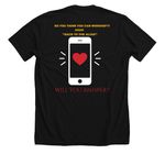 SO YOU THINK YOU CAN WORSHIP?? CONFERENCE, a Solid Black Blend Premium Unisex Tee (back-view)