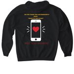 SO YOU THINK YOU CAN WORSHIP?? CONFERENCE, a Black Gildan Softstyle Pullover Hoodie (back-view)