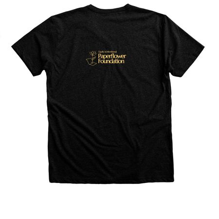 Equity is Intentional, a Black Heather Premium Unisex Tee (back-view)