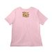 Peacasso, a work of art, a Pink Women?s Relaxed Cotton Tee (back-view)