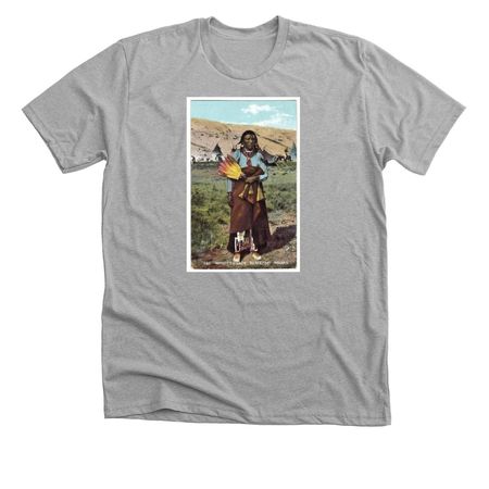 Blackfoot Indian Medicine Chief 1894, a Athletic Heather Premium Unisex Tee